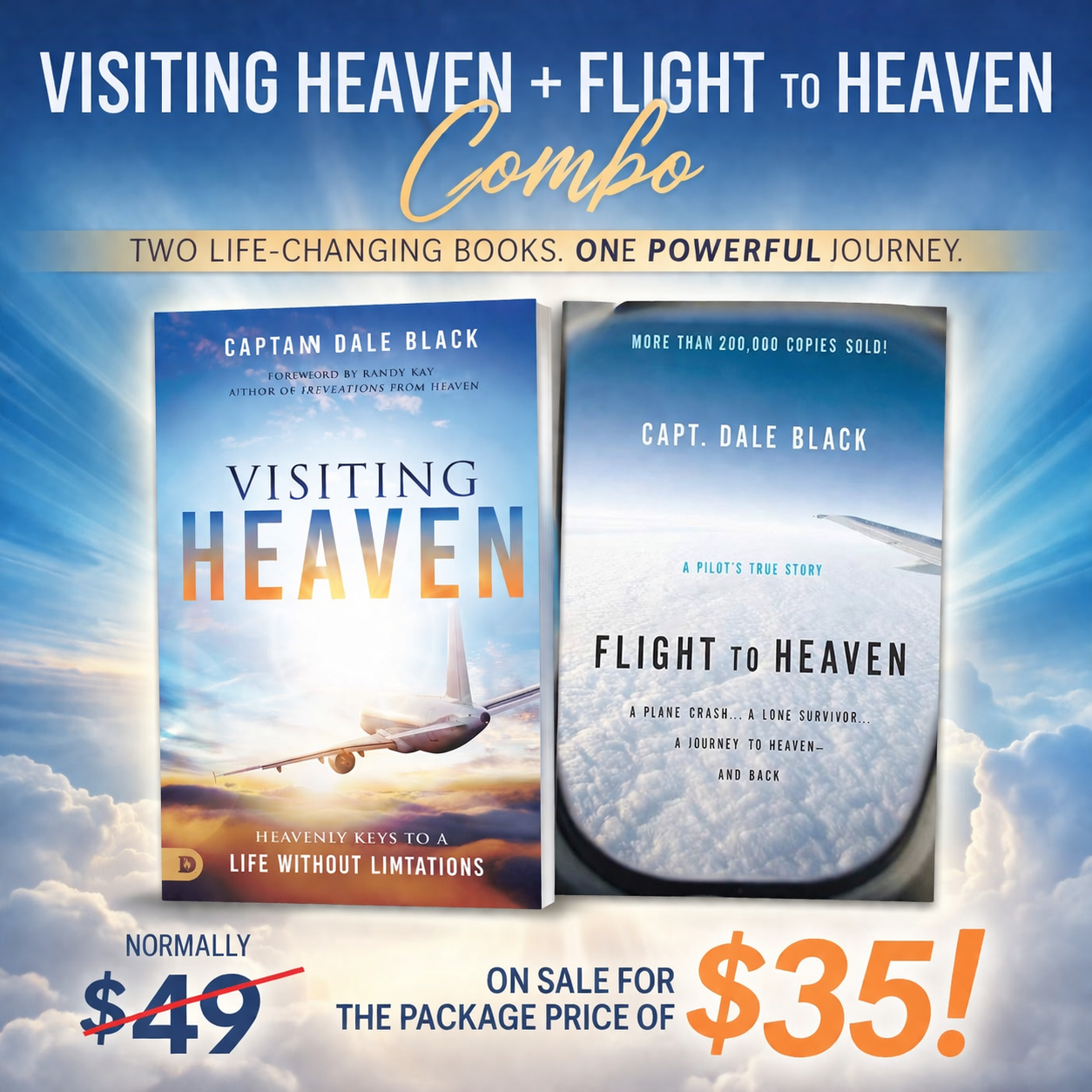 Flight to Heaven & Visiting Heaven Paperback Bundle